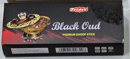   Black Oud Premium Dhoop Sticks (Tridev)